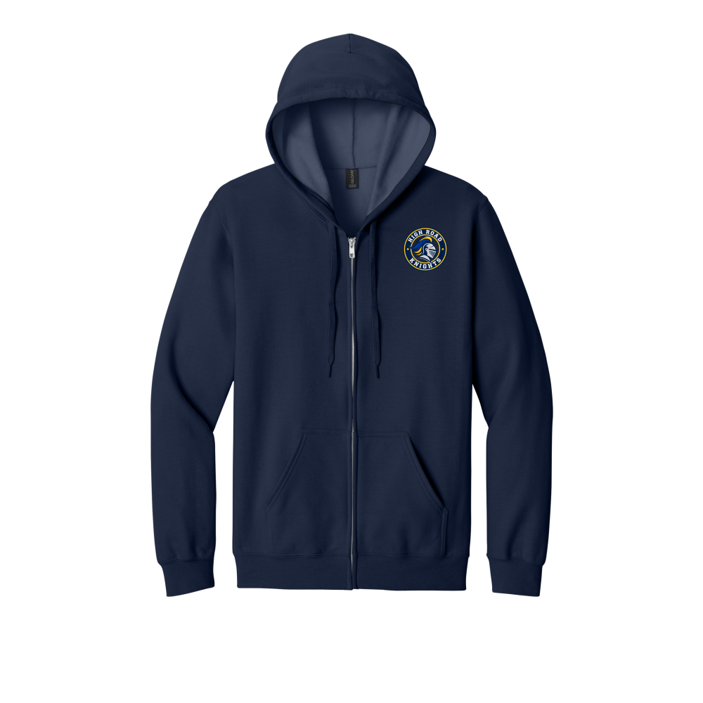 Gildan Softstyle® Midweight Fleece Full-Zip Hooded Sweatshirt - Logo 3